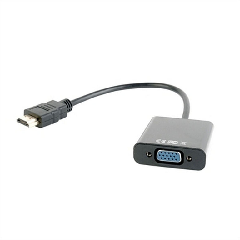 HDMI-zu-VGA-Adapter GEMBIRD A-HDMI-VGA-03 1080 px 60 Hz Schwarz