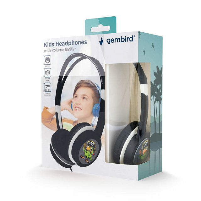 Auriculares de Diadema GEMBIRD MHP-JR-BK Infantil