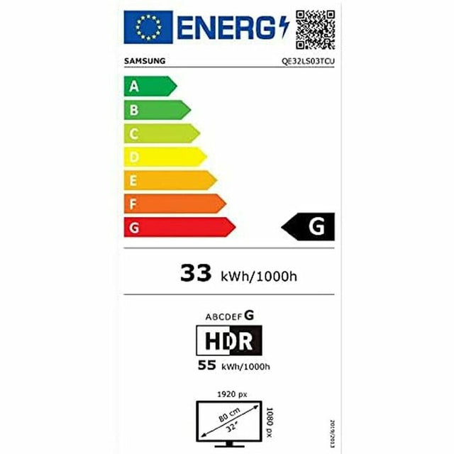 Smart TV Samsung The Frame QE32LS03TCUXXC 32" Full HD QLED WiFi