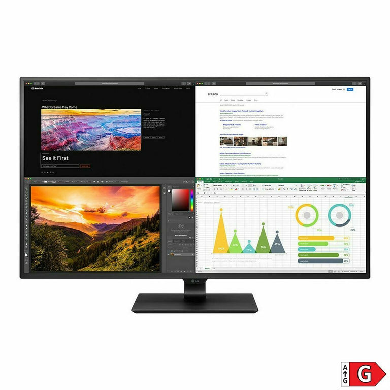 Monitor LG 43UN700-B IPS LED 60 Hz 43" 3840 × 2160 px