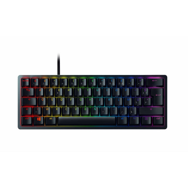 Teclado Razer Blackwidow V3 Mini Hyperspeed Bluetooth Negro Inalámbrico Francés AZERTY