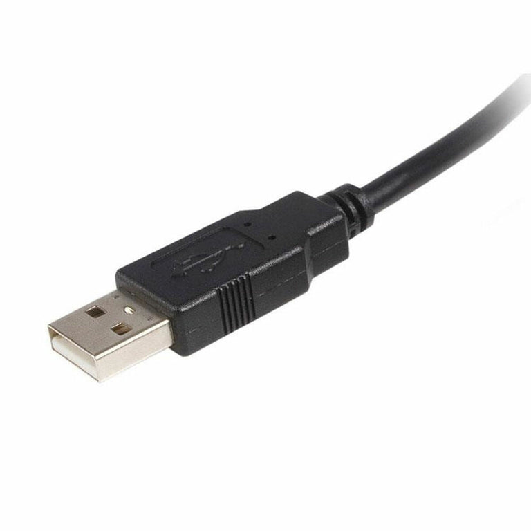 Cable USB A a USB B Startech USB2HAB3M            Negro