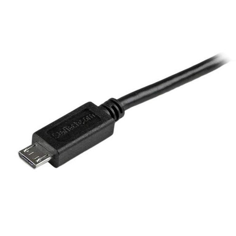 Cable USB a Micro USB Startech USBAUB1MBK           Negro