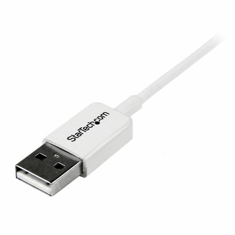 Cable USB a Micro USB Startech USBPAUB2MW           Blanco