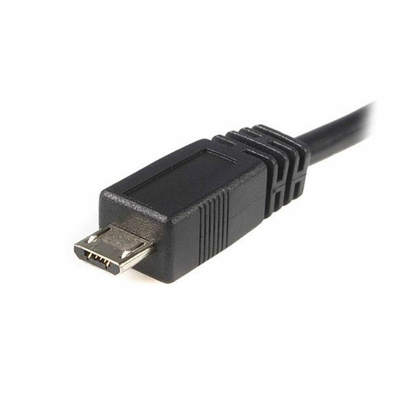 Cable USB a Micro USB Startech UUSBHAUB1M           USB A Micro USB B Negro