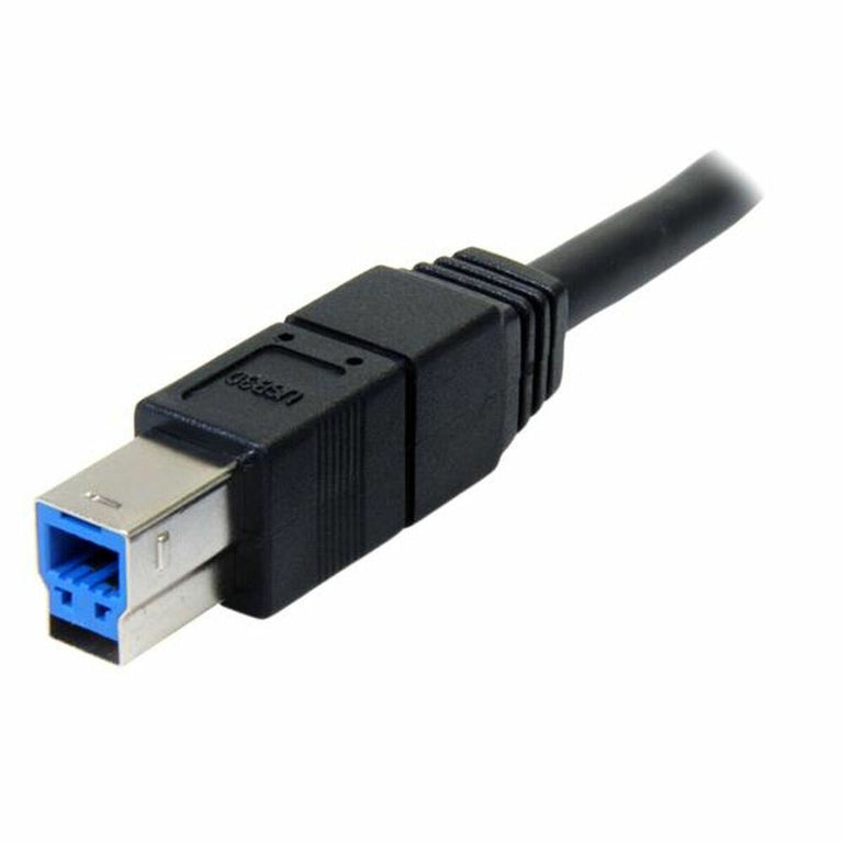 Cable USB A a USB B Startech USB3SAB3MBK          Negro