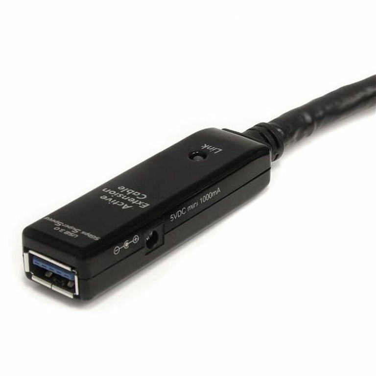 Cable USB Startech USB3AAEXT3M          USB A Negro