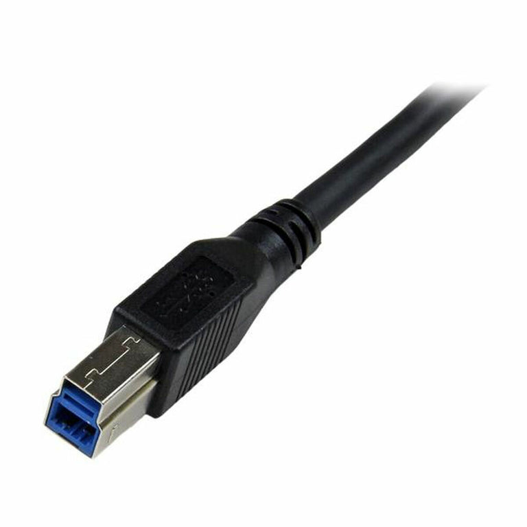 Cable USB a Micro USB Startech USB3SAB1MRA          Negro