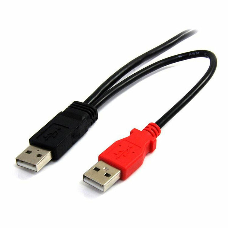 Cable USB 2.0 A a Mini USB B Startech USB2HABMY6           Rojo Negro