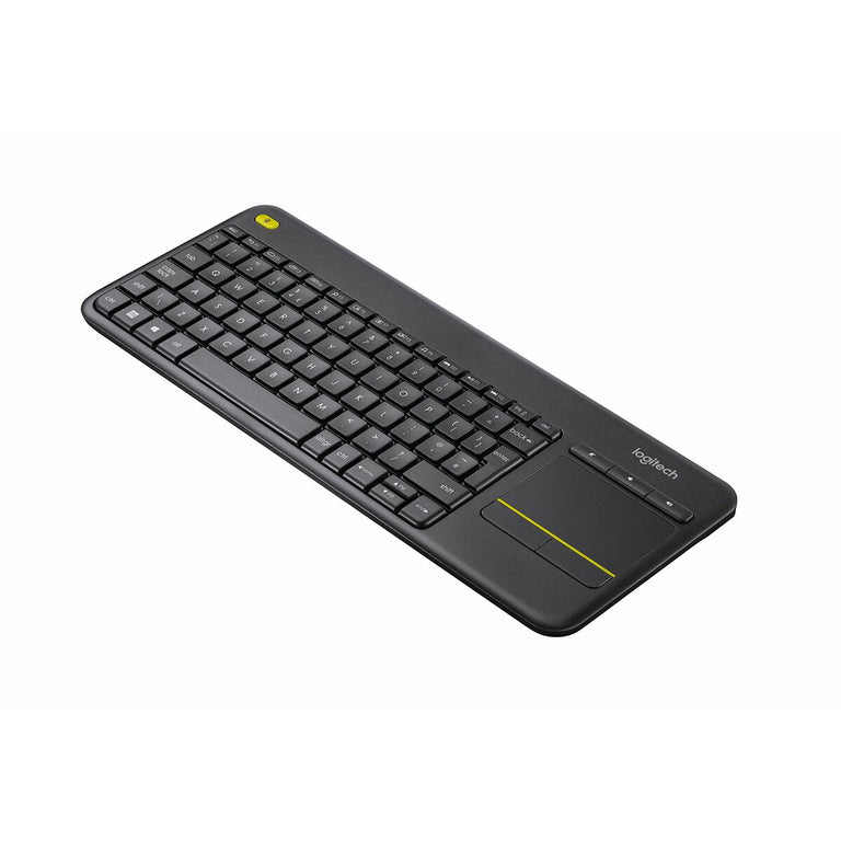 Logitech 920-007129 Kabellose französische AZERTY-Tastatur mit Touchpad (Restauriert B)