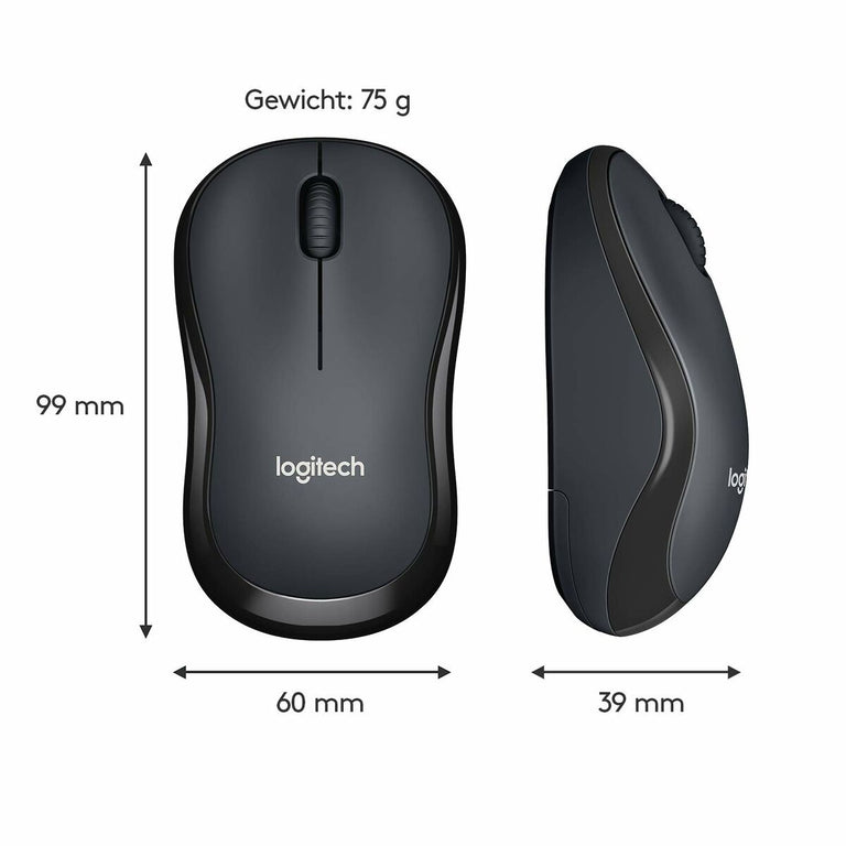 Logitech Wireless Optical Mouse (Restauriert A+)