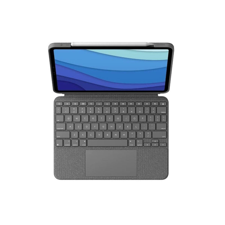 Logitech iPad Pro 11" (1., 2., 3. Generation) Qwertz deutsche Tablet- und Tastaturhülle (Restauriert A)