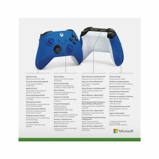 Mando Gaming Inalámbrico Microsoft Xbox Wireless Controller Blue