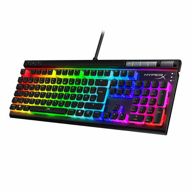 Hyperx-Tastatur RGB-Beleuchtung Qwertz Deutsch (Restauriert A+)