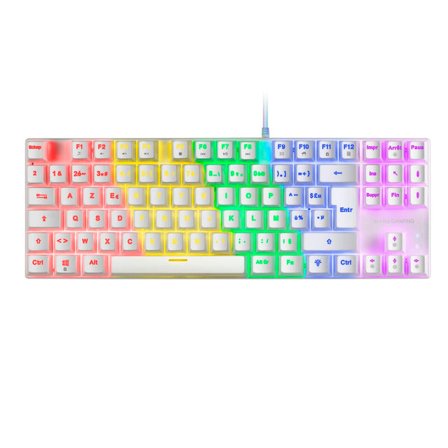 Gaming-Tastatur Mars Gaming Azerty Französisch (Restauriert A)