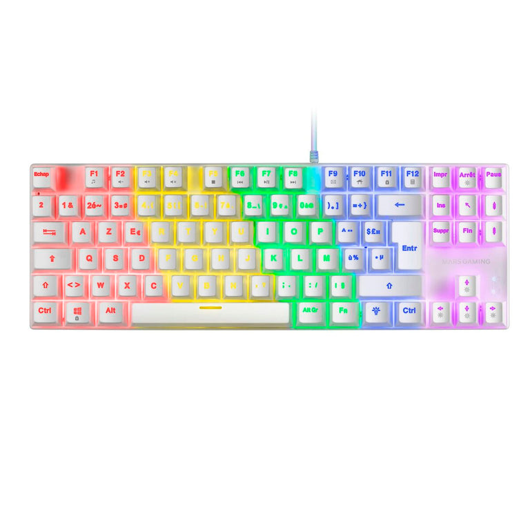 Gaming-Tastatur Mars Gaming Azerty Französisch (Restauriert A)