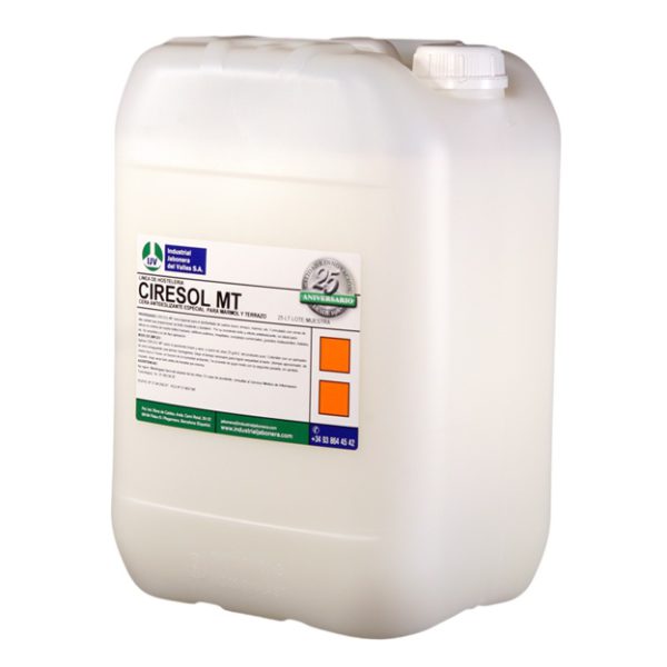 Cera para suelos antideslizante especial para mármol y terrazo. 10 y 25 Kg