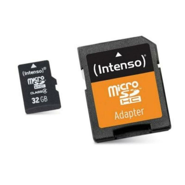 <transcy>Carte mémoire Micro SD avec adaptateur INTENSO 3413480 32 Go classe 10</transcy>