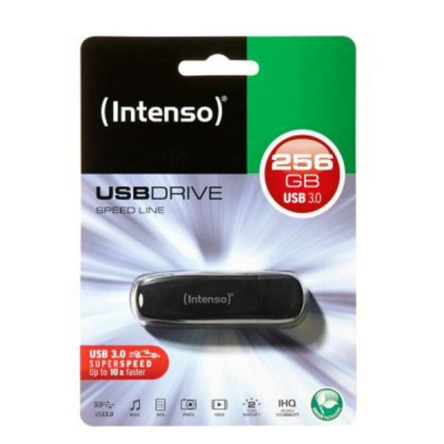 <transcy>Clé USB INTENSE 3533492 256 Go USB 3.0 Noir</transcy>