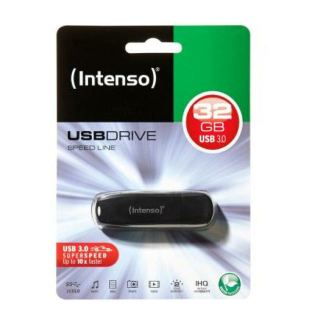 <transcy>Clé USB INTENSE 3533480 USB 3.0 32 Go Noir</transcy>