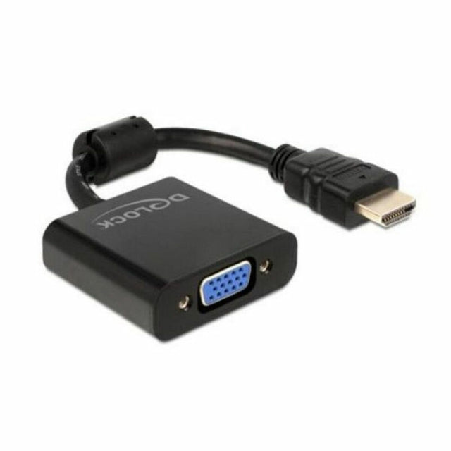 HDMI-auf-VGA-Adapter DELOCK 65512 Schwarz