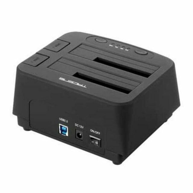 Tacens Portum Duo 2 Dual Dock Station 2,5"-3,5" SATA USB 3.0 Schwarz