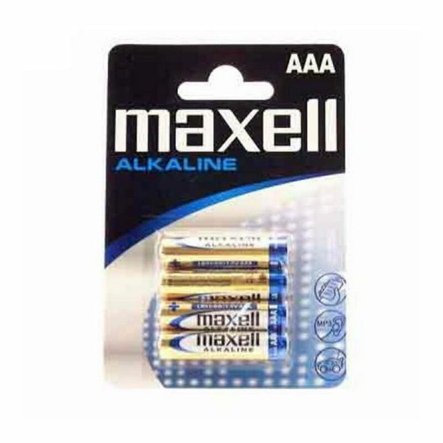 Pilas Alcalinas Maxell MN2400 (Pack-4) AAA 1,5 V