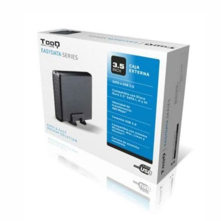 Caja Externa TooQ TQE-3509B HD 3.5" SATA III USB 2.0