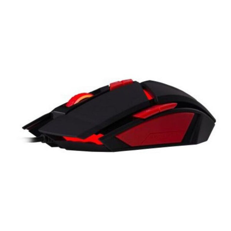 Hiditec Micrurus Gaming-Maus 8100 dpi Schwarz Rot