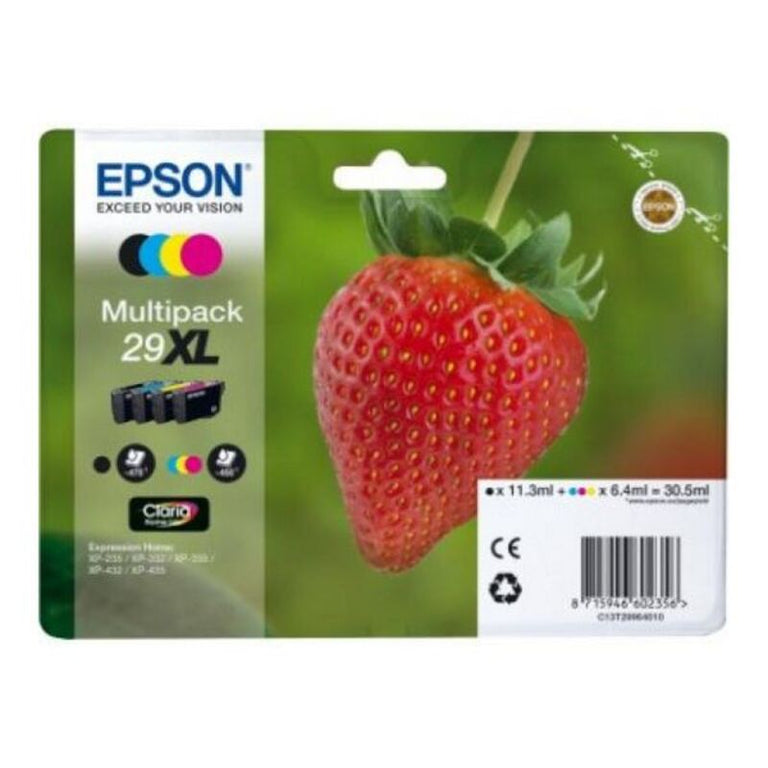 Cartucho de Tinta Compatible Epson Multipack T29XL Amarillo Negro Cian Magenta