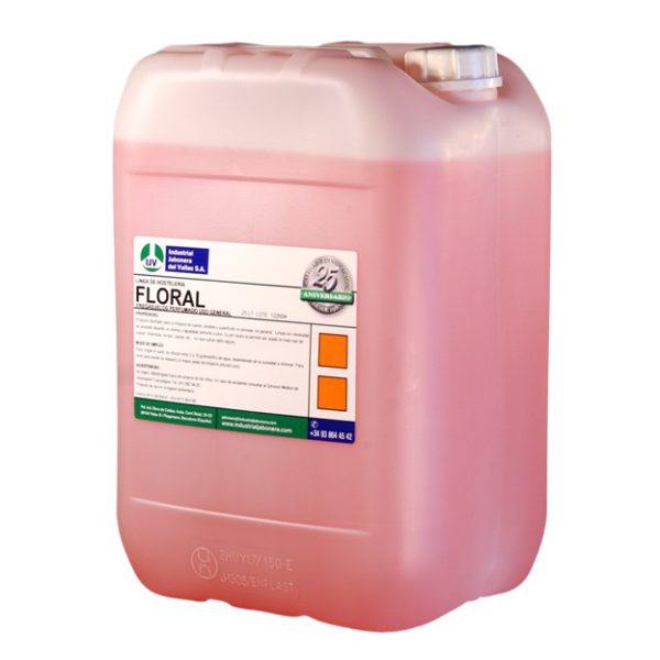 Detergente fregasuelos neutro perfumado olor pino uso general. 4X5, 10 Y 25 kG