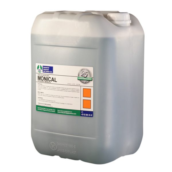 Detergente amoniacal gel. 4X5, 10 y 25 kilos