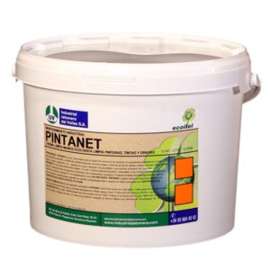 crema limpiamanos con sólidos para grasas, tintas y pinturas ECOITEL.