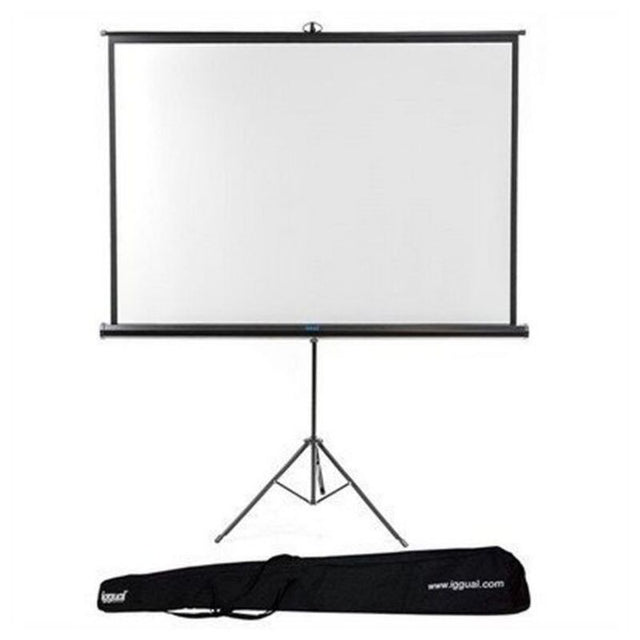 Wandleinwand mit Stativ + Tasche iggual PSITS180 180 x 180 cm