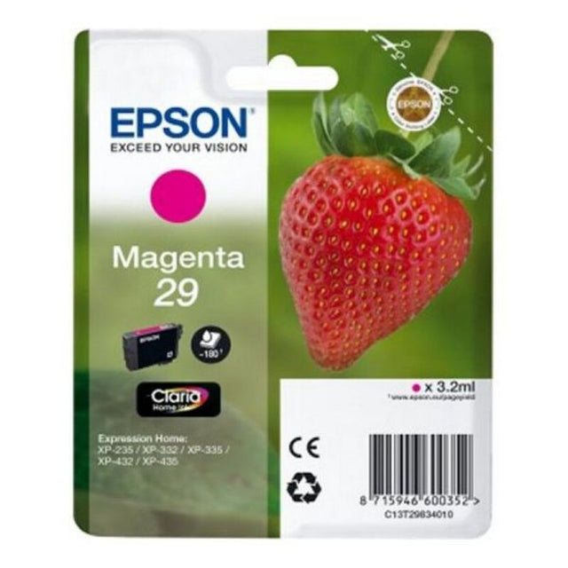 <transcy>Cartouche d'encre magenta d'origine Epson C13T298340</transcy>