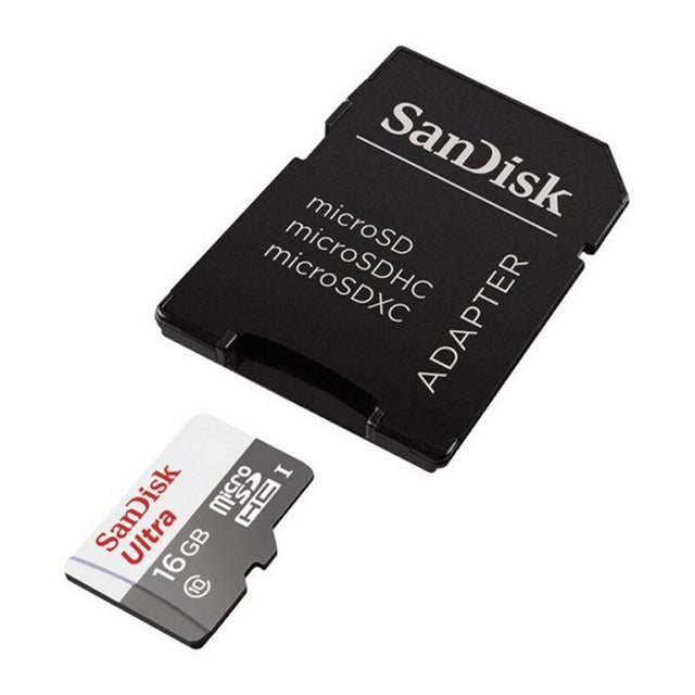 <transcy>Carte mémoire Micro SD avec adaptateur SanDisk SDSQUNS-GN3MA C10 80 Mo/s-100 Mo/s</transcy>