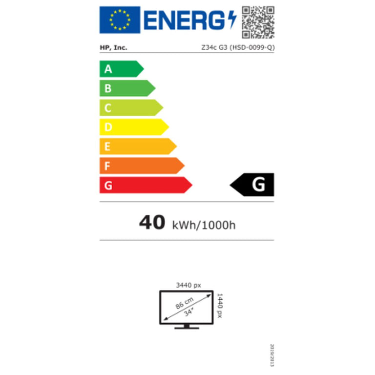 Monitor HP Z34C G3 3440 x 1440 px UWQHD 34"