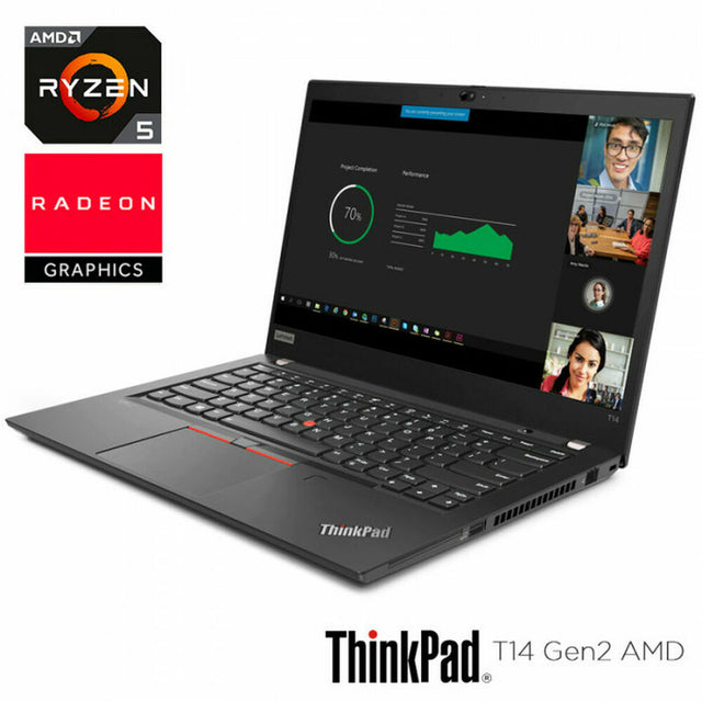 Notebook Lenovo 20XK000MSP Qwerty Spanisch AMD Ryzen 5 PRO 5650U 14" 256 GB