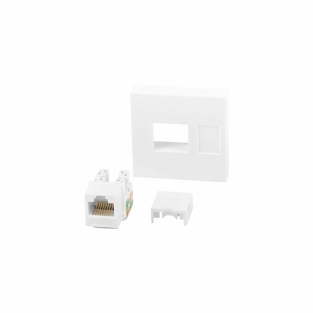 Conector RJ45 Categoría 6 UTP Lanberg WS-4545-RJ45K-W