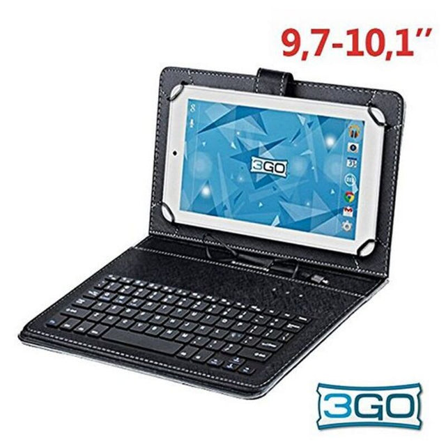 Funda para Tablet y Teclado 3GO CSGT27 10" 10"