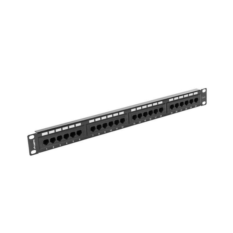 Patchpanel 24 Ports UTP Kategorie 6 Lanberg PPU6-1024-B