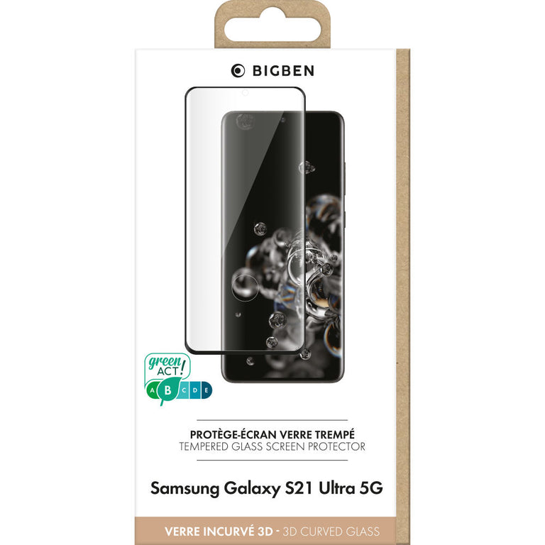 Displayschutzfolie GALAXY S21U BigBen Connected PEGLASSGS21U