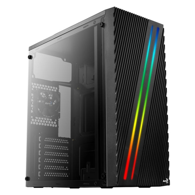 Caja Semitorre ATX Aerocool STREAK RGB USB 3.0 Negro