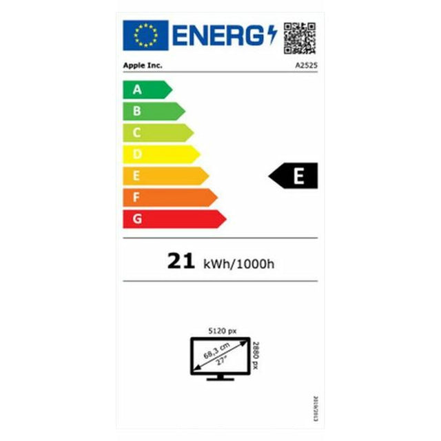 Monitor Apple Studio Display 27" 5120 x 2880 px