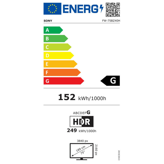 Sony FW-75BZ40H 75" 4K-Videowandmonitor