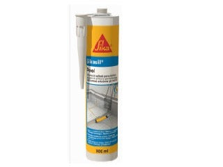 Silicona de curado neutro. Sellados en piscinas y zonas en contacto permanente con agua. Caja 12 x 300 ml