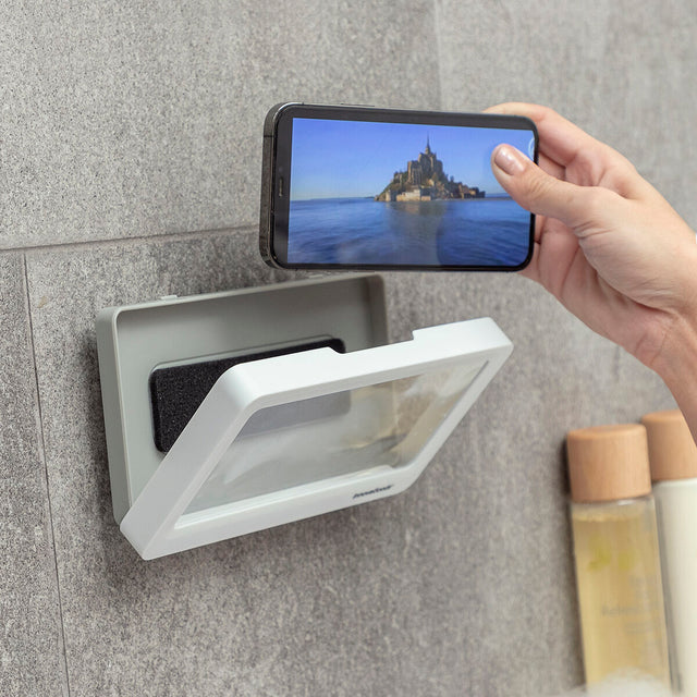 InnovaGoods Cashower wasserdichte wandmontierte Hülle für Smartphone 