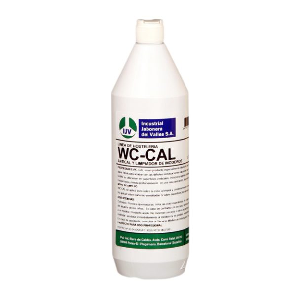 Gel desincrustante antical y limpiador de wc. 10 y 25 Kg ó 15 Botellas Tapón de Seguridad de 1 L.