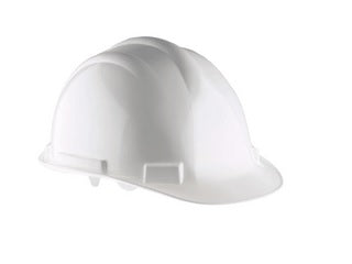 Casco obra blanco con regulador