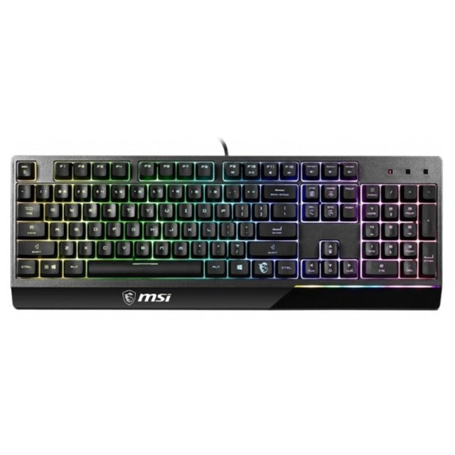 MSI Vigor GK30 USB 2.0 RGB-Gaming-Tastatur Schwarz